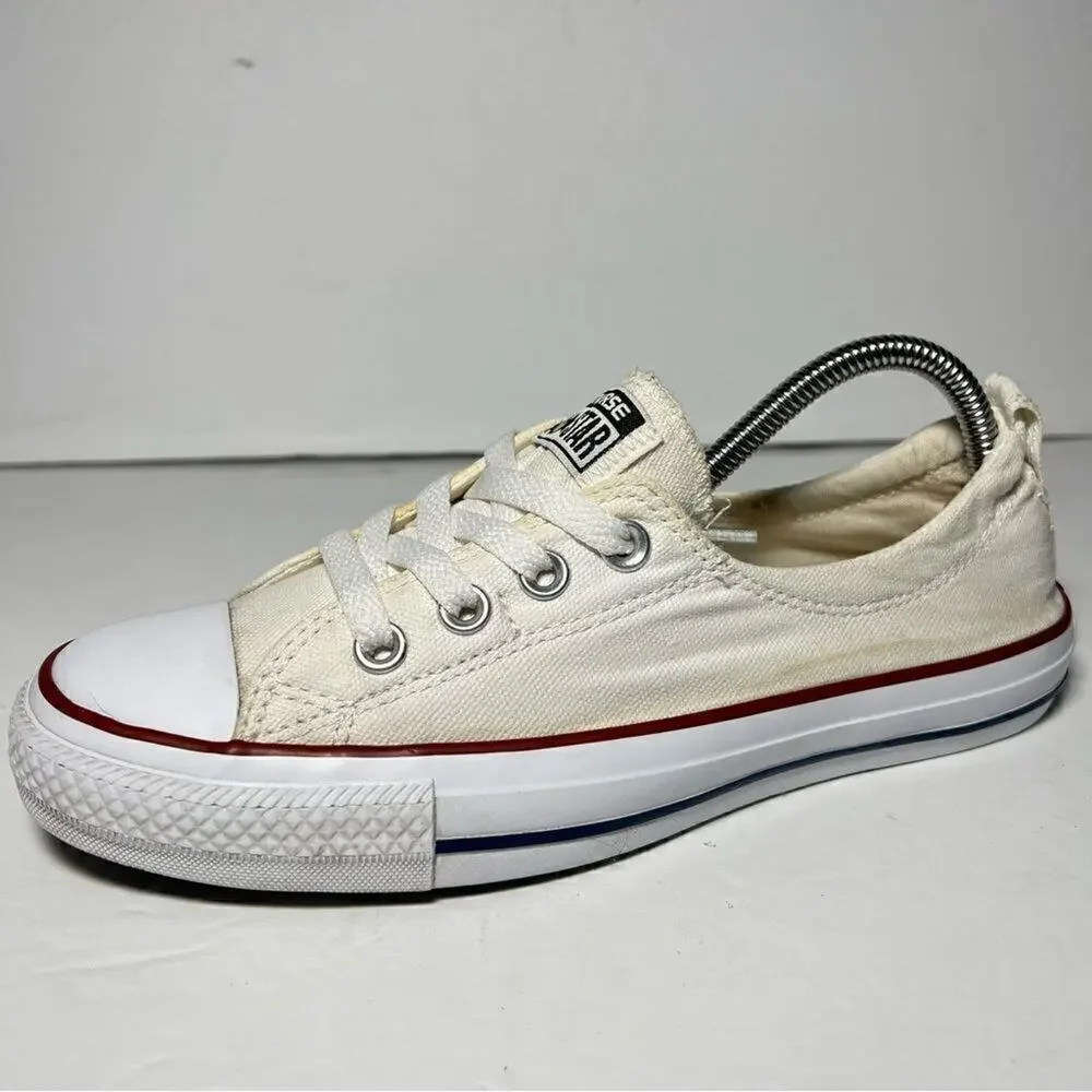 Converse Chuck Taylor All Star Shoreline Womens Slip On Sneakers Cream 8 537084F